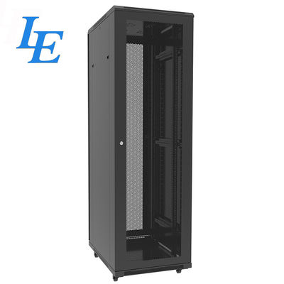 Small Ip20 Static Loading Floor Standing 42u Server Rack Cabinet 800KG