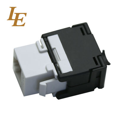 LE K050 180 Degree Unshielded Rj45 Cat6 Keystone 8P8C Toolless