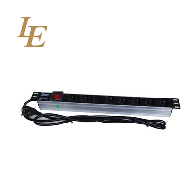 Plastic Data Center 1u Power Distribution Unit 8 Ways France Type