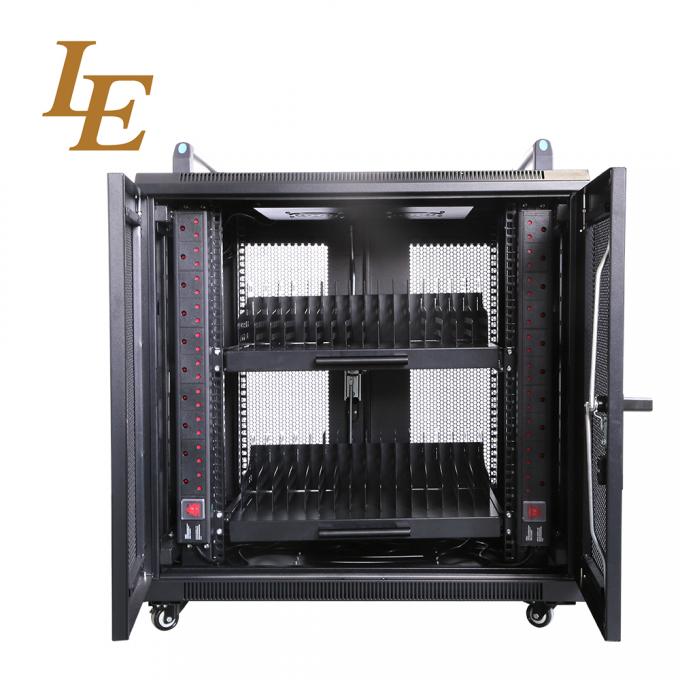 Server Rack Cabdots Threaded 15U Cold Rolled Steel Charging Server Rack Cabinet With IP20 Protection