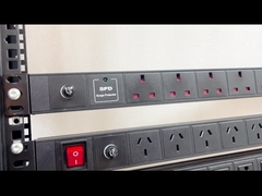 8 Way 19'' PDU Aluminum Server Rack Cabinet With Switch